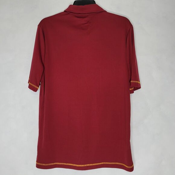 Arizona State Sun Devils Polo Shirt Mens M Red Short Sleeve Fanatics Performance - Picture 2 of 8